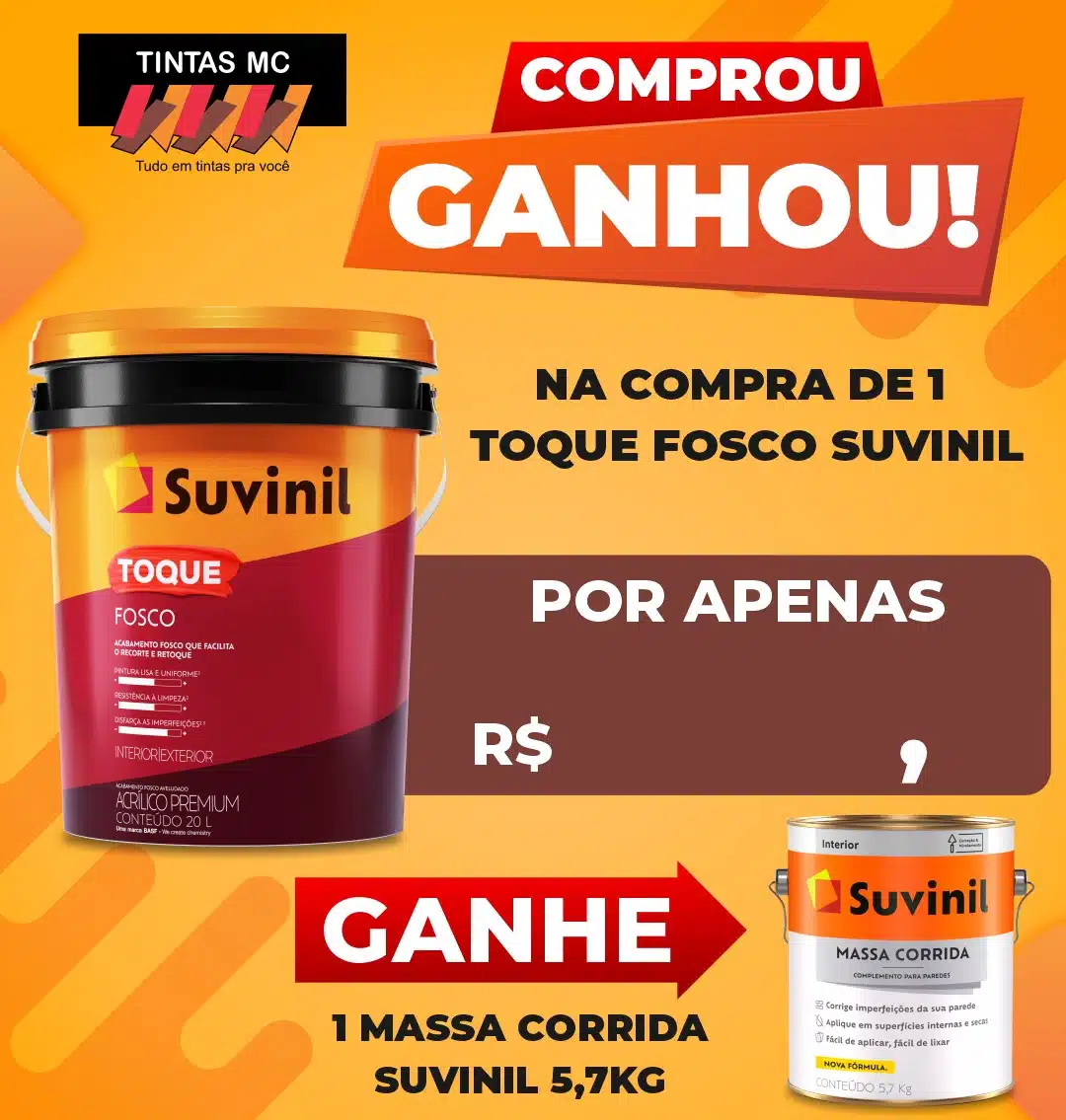 Comprou Ganhou Suvinil